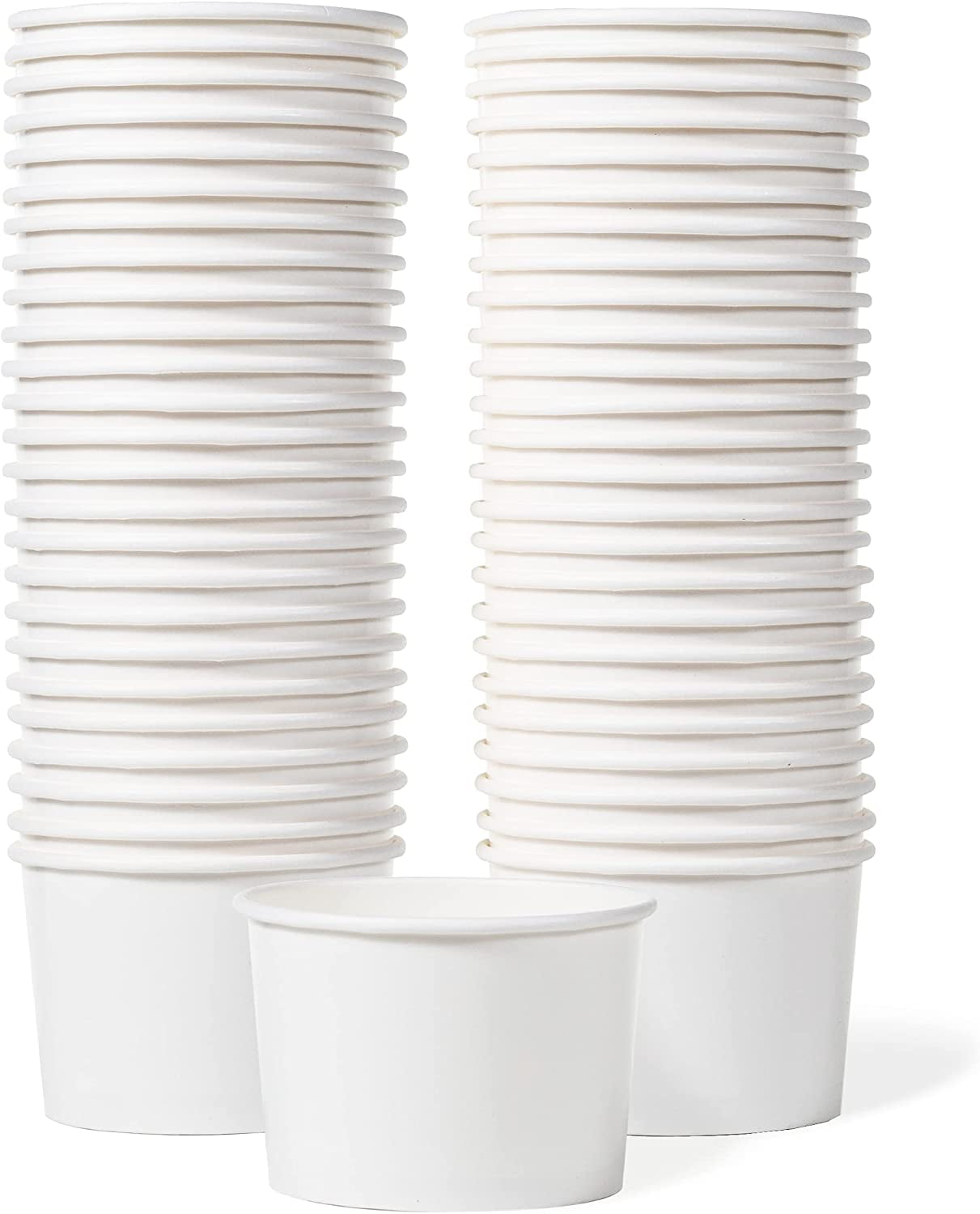 MATICAN Paper Ice Cream Cups with Lids, 40-Pack 9-Oz Soup Cups