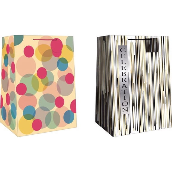 Paper Images Assorted Mega Wide Jumbo Generic Gift Bag