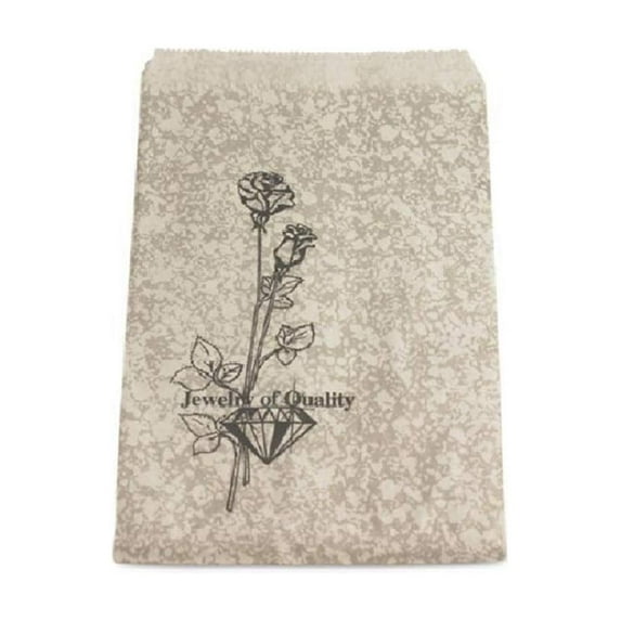 Paper Jewelry Bags 8.5 x 11 Gold (Package of 100)