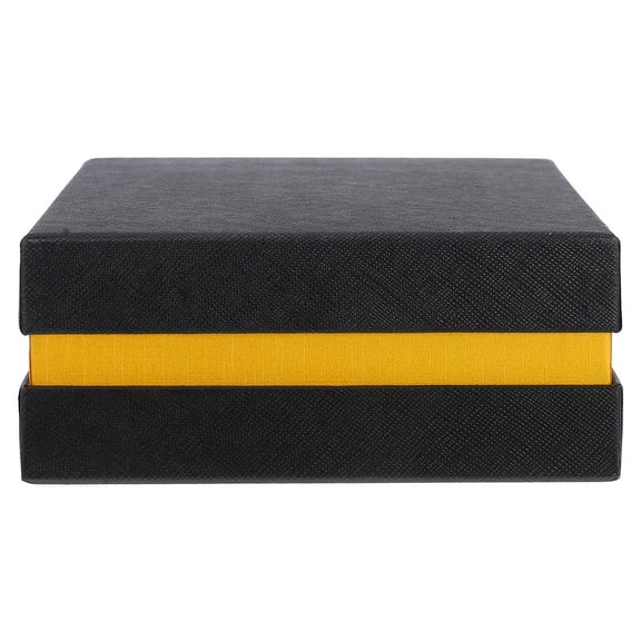 Raindrops Bulk Black Jewelry Giftbox for Men Weddings Parties Celebrations Three Layer Design with Inner Lining