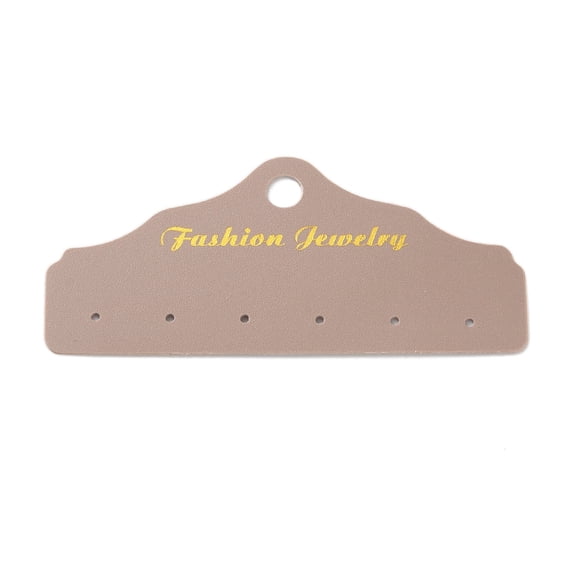 Paper Jewelry Display Cards for Hanging Earring Display Rosy Brown 8x3.6x0.04cm Paper