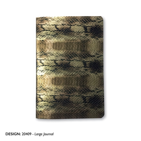 Paper Journal -Snakeskin python gold