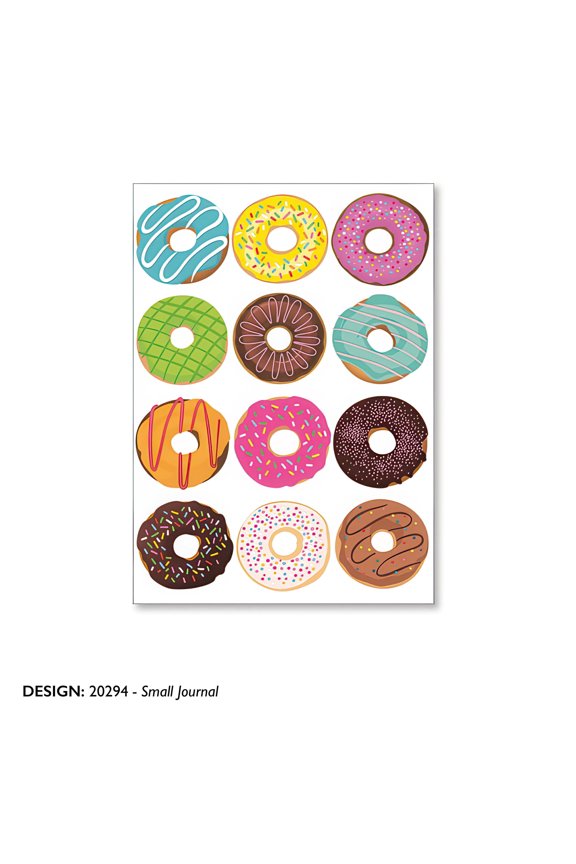 Donuts Standard Journals, Multicolor, 100 Pages, 4 Count, 4 Pack