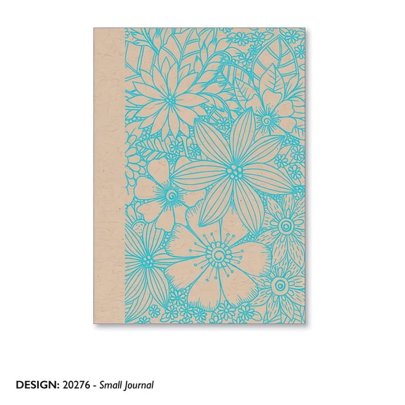 Viabella Flowers Standard Journals, Multi Color, 100 Pages, 4 Count, 4 Pack