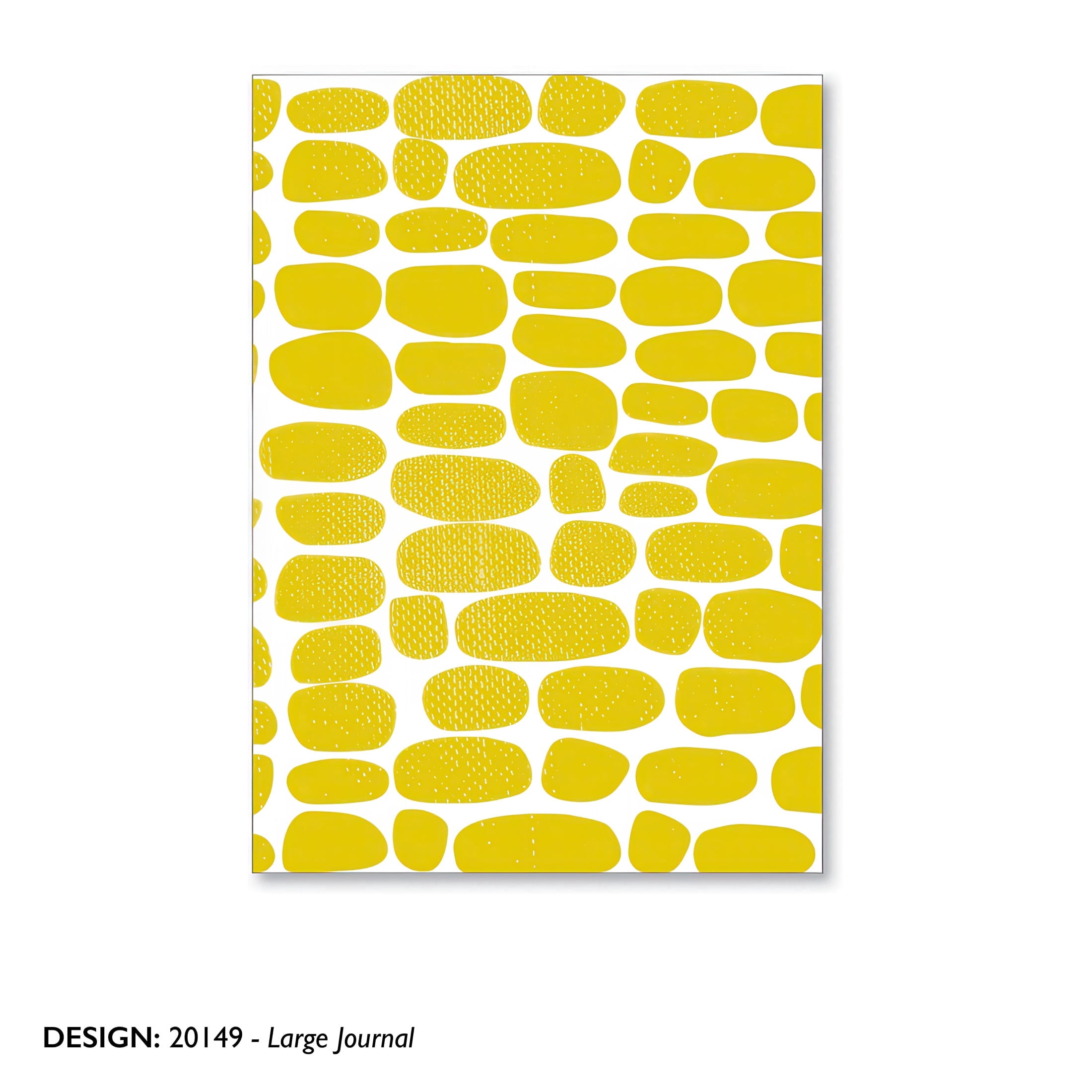 Viabella Paper Journal -mustard ovals