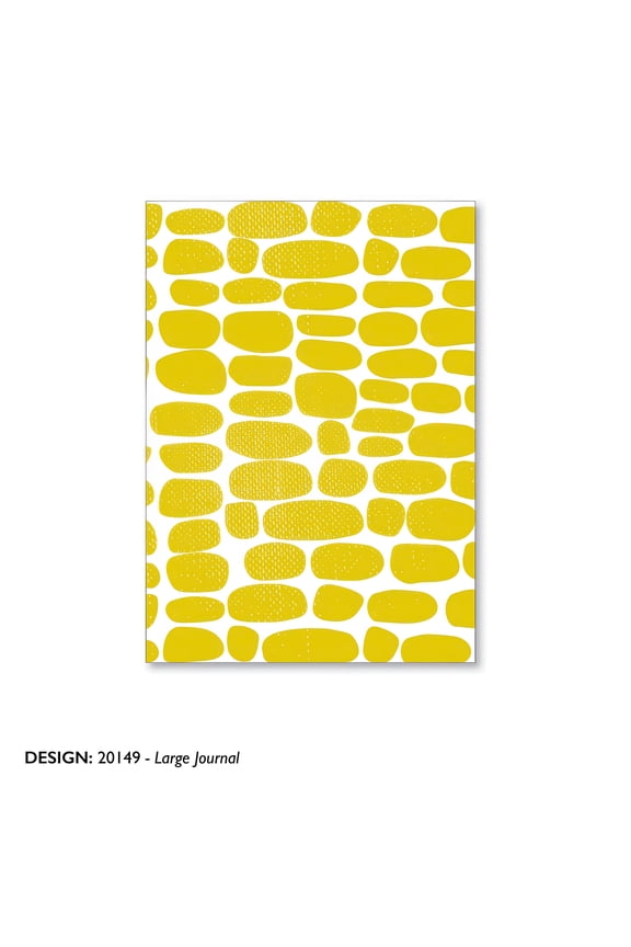 Paper Journal -mustard ovals