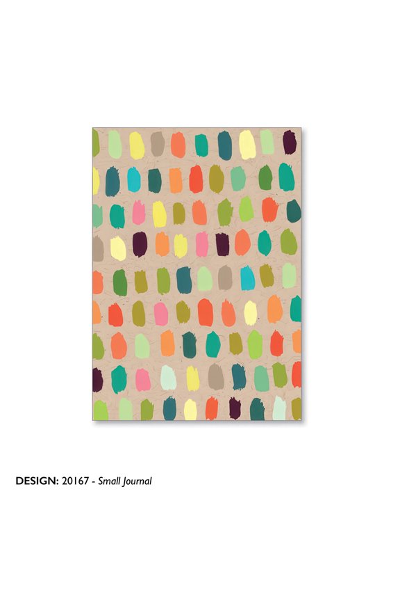 Painted Dots Kraft Pattern Standard Journals, Multicolor, 100 Pages, 4 Count, 4 Pack