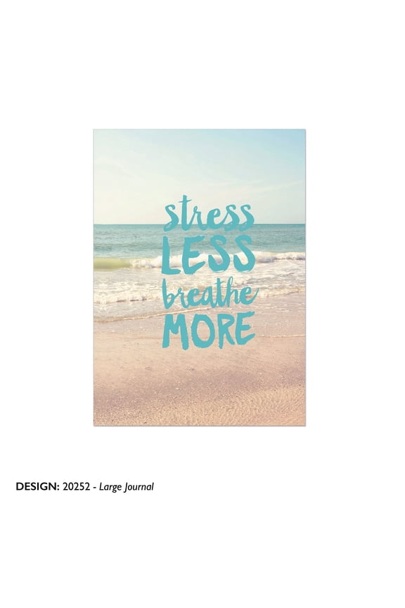 Stress Less Standard Journals, Multicolor, 100 Pages, 3 Count, 3 Pack