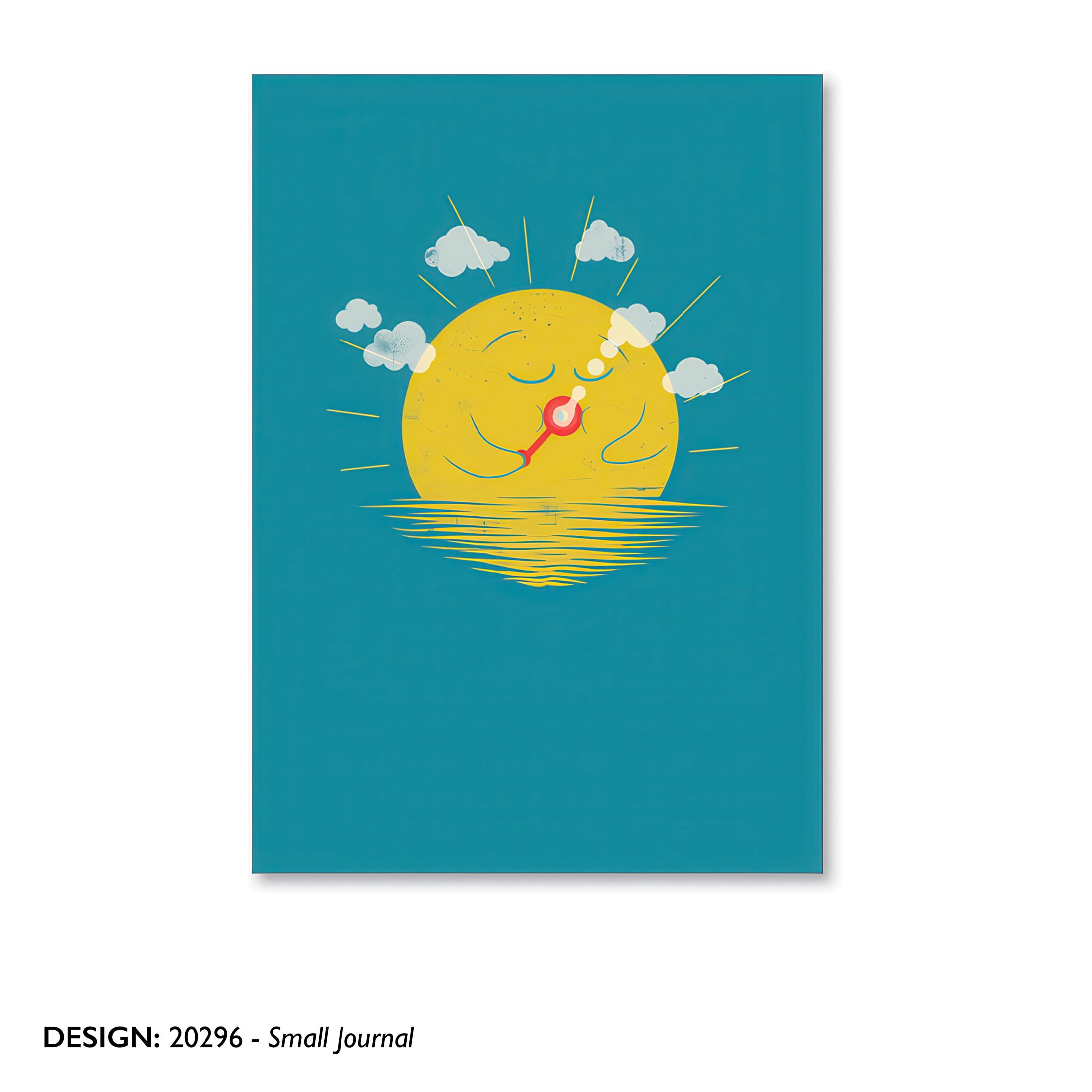 Paper Journal -sun blowing bubbles