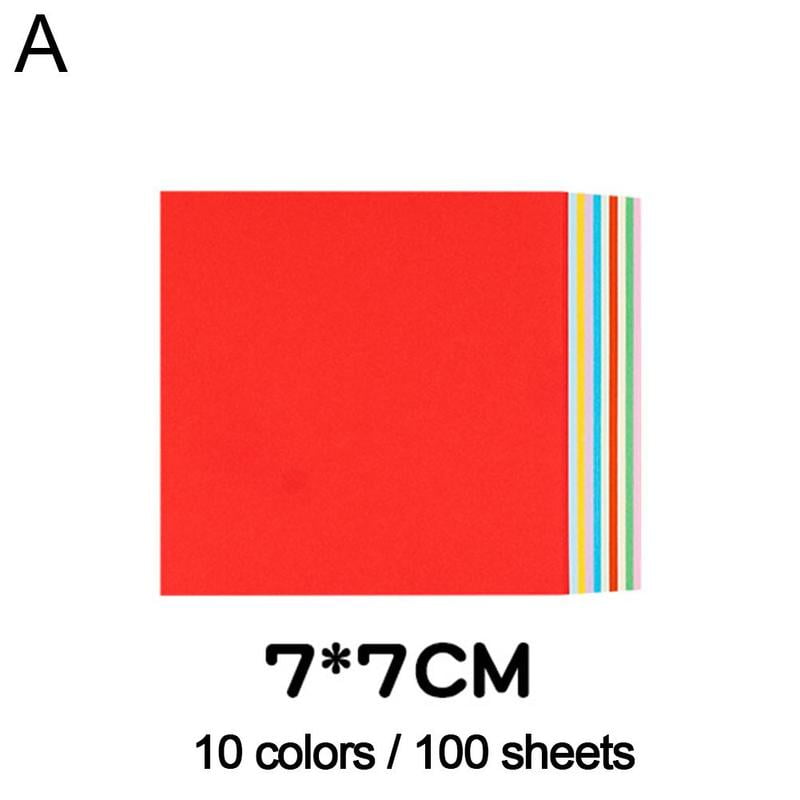 Paper Kid Diy Double Sided Coloured Folded Craft Paper Scrapbooking Decoration Arts Material Handmade Toys H6M2