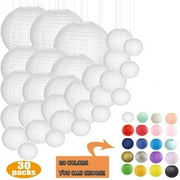 Paper Lantern Chinese Japanese Lanterne Decoration and Led Lights Weddings Baby Shower Mariage Xmas Parties