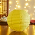thumbnail image 1 of Paper Lantern White 12in Traditional Lightweight Foldable Easy Install Good Light Transmittance Soft Warm Ambiance Spring Courtyard Holiday Home Decoration for Table Ceiling Wall, 1 of 5