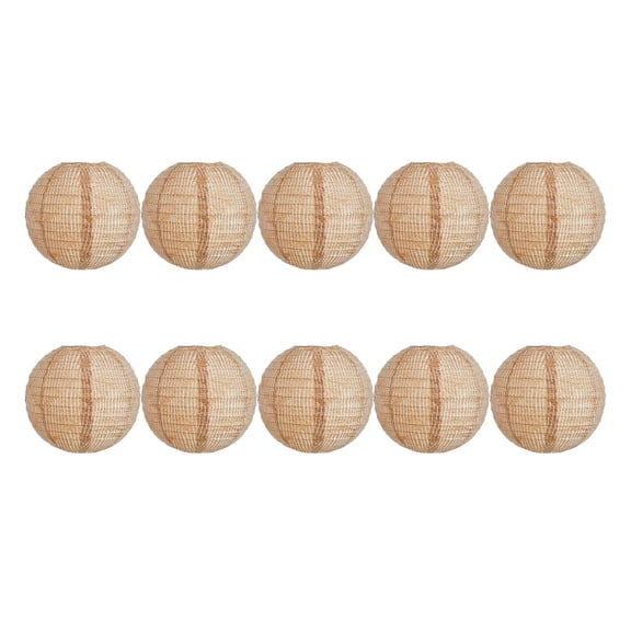 Paper Lanterns 10 Pack Hanging Party Decorations, 7.87 in Round Paper Lanterns for Wedding Birthday Bridal Shower
