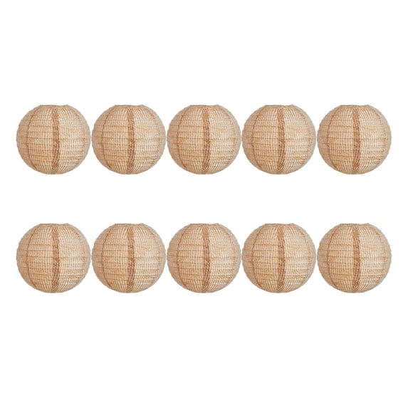 Paper Lanterns 10 Pack Hanging Party Decorations, 7.87 in Round Paper Lanterns for Wedding Birthday Bridal Shower