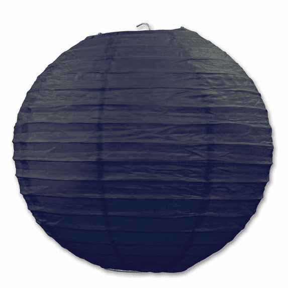 Paper Lanterns 9 1 by 2" Black - 6 Pack (3 Per Package)