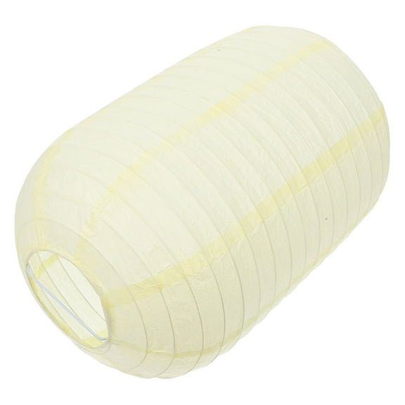 Paper Lanterns Extra Large White Oval Paper-lantern Lamp Beige