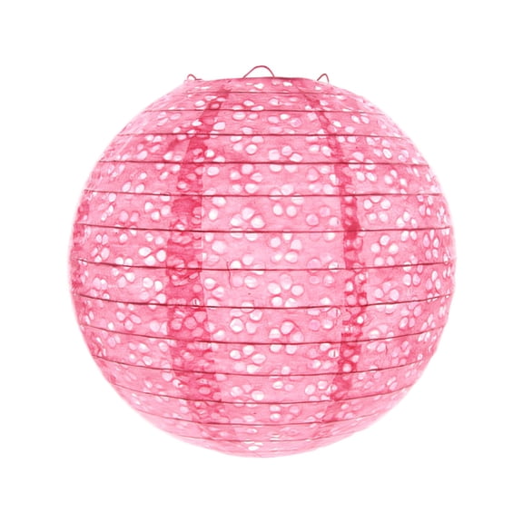 Paper Lanterns Hollow Hanging - Folk Craft Decorations for Weddings Parties and Events - Sturdy Paper Lanterns with Intricate Cutout Design - Easy to Hang Ceiling or Outdoor Lanterns