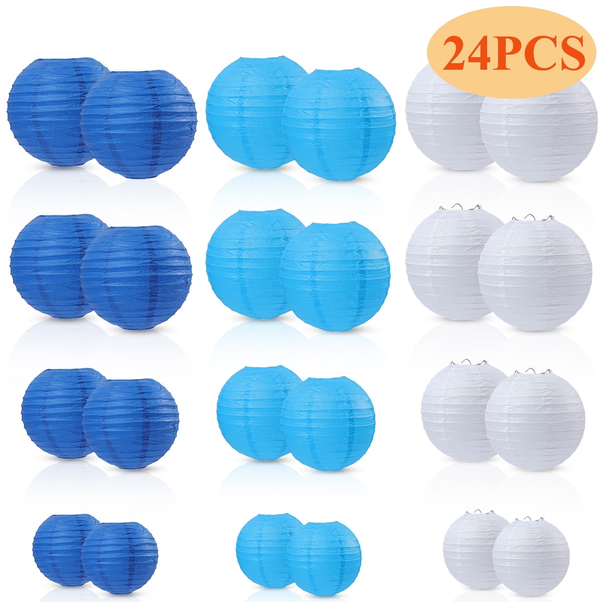 Paper Lanterns Party Decoration Supplies Chinese Round Paper Hanging