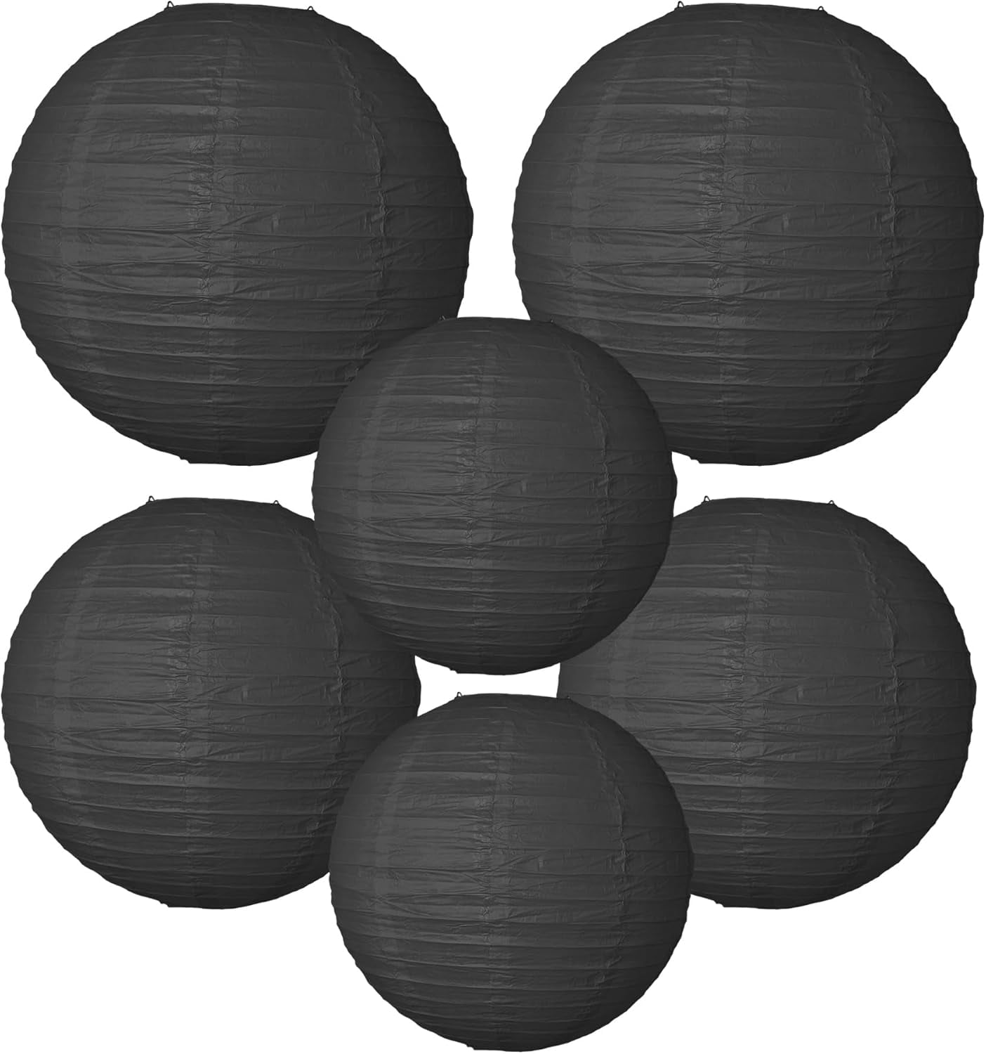 Paper Lanterns Party Decorations 6 PCS Round Hanging Lanterns Chinese  Japanese Paper Lantern Lamp for Birthday Wedding Baby Bridal Shower  Christmas Home Decor - Walmart.com, image size:1404x1500