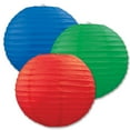 thumbnail image 1 of Paper Lanterns Red, Blue, Green 9.5, 1 of 3
