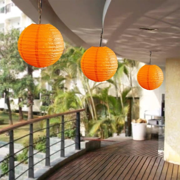 Paper Lanterns, Traditional Style Decorative Lights for Indoor and Outdoor Use, Easy to Hang with Soft Glow and Foldable for Storage