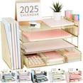 thumbnail image 1 of Desk Organizers and Accessories with File Holder, Desk Accessories & Workspace Organizers with Drawer and  Pen Holder, Paper Organizer for Office Supplies, 1 of 7