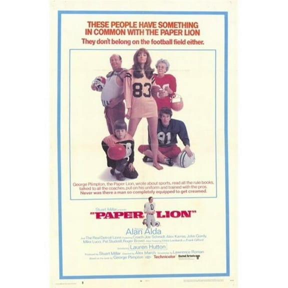 Paper Lion Movie Poster - 11 x 17 in.