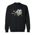 thumbnail image 1 of Paper Lion Sweatshirt Women -Image by Shutterstock, Female 3X-Large, 1 of 4
