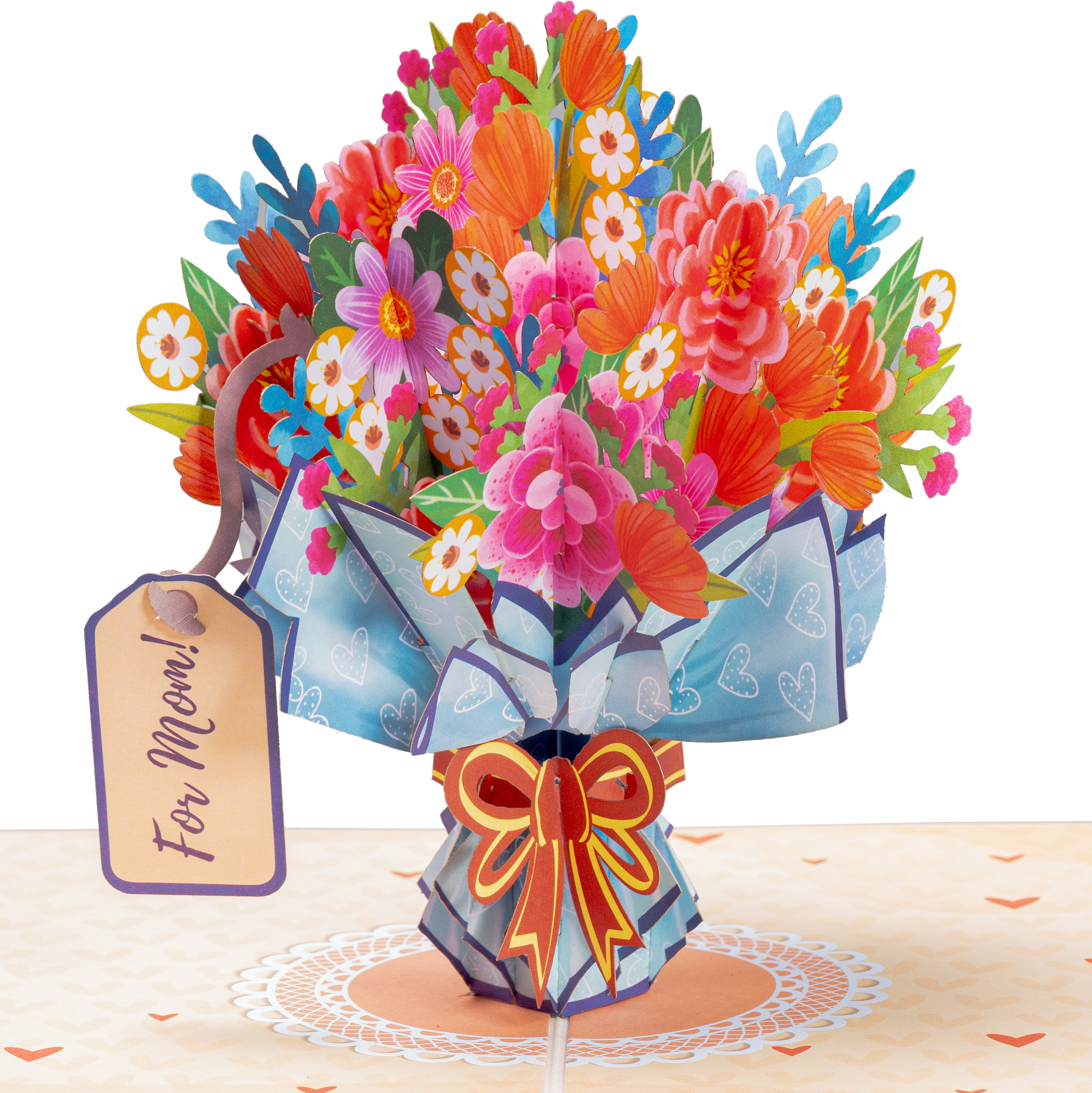 Paper Love 3D Pop-Up-Karte Mit Rosen – 12,7x17,8 Cm, Inkl. Umschlag & Notizzettel Für Besondere Anlässe