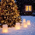 thumbnail image 1 of DZQMTKX Paper Luminary Bags for Christmas, Thanksgiving, Wedding, Outdoor Pathways, Holiday Decor, 10 Pack Luminaria Candle Holders, 1 of 6