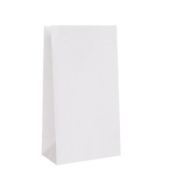 Paper Luminary & Favor Bags, White, 12ct (Pack of 32)