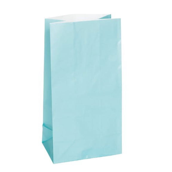 Paper Luminary & Party Bags, 10 X 5 in, Baby Blue, 12ct (Pack of 20)