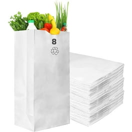 Paper Lunch Bags 12 Lb White Paper Bags 12LB Capacity Kraft White Paper Bags Bakery Bags Candy Bags Lunch Bags Grocery Bags Craft Bags 12 Large Lunch Paper Bags by EcoQuality 400 12 Walmart