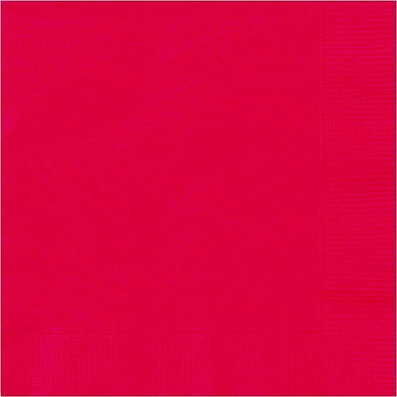 Paper Luncheon Napkins, 6.5 in, Red, 20ct