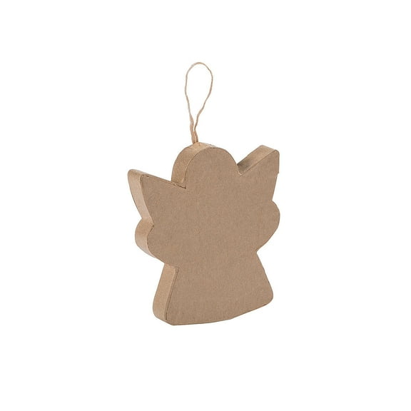 Paper Mache Angel Ornaments - Craft Kits - 12 Pieces
