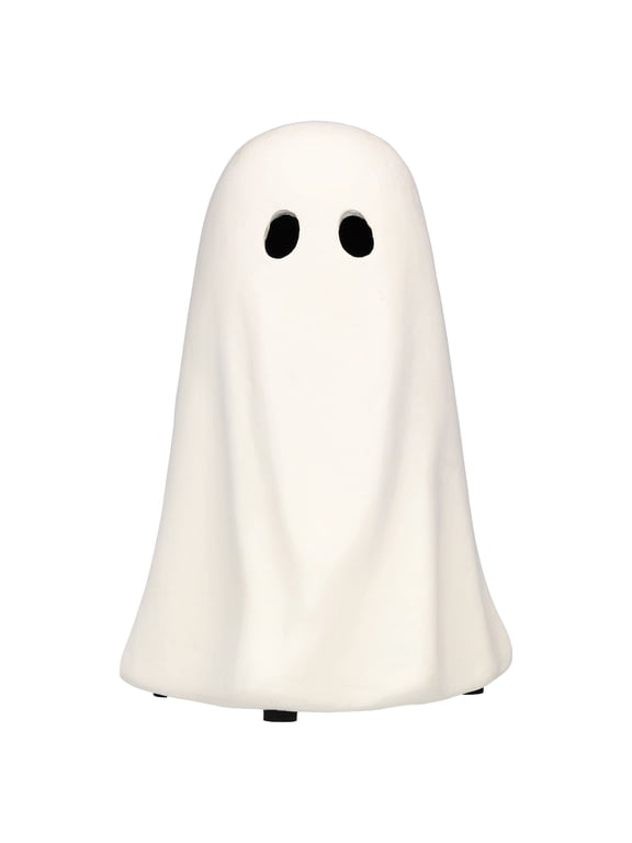Paper Mache Ghost Decoration, White, 10.9", Halloween by Way To Celebrate