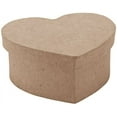 thumbnail image 1 of Paper Mache Mini Box - 3-1/4" x 3-1/4", Heart, 1 of 1