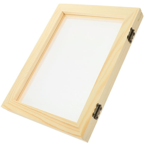 Wooden Frame Paper Making Screen Mold for Handmade Paper Crafting, Paper Art Supplies and Paper Projects