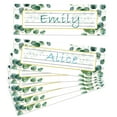 thumbnail image 1 of Paper Manuscript Name Plates Writable Name Labels with 40Pcs Double-sided Adhesive for Classroom Desk Name Leaf 228.6x76.2mm 40pc, 1 of 7