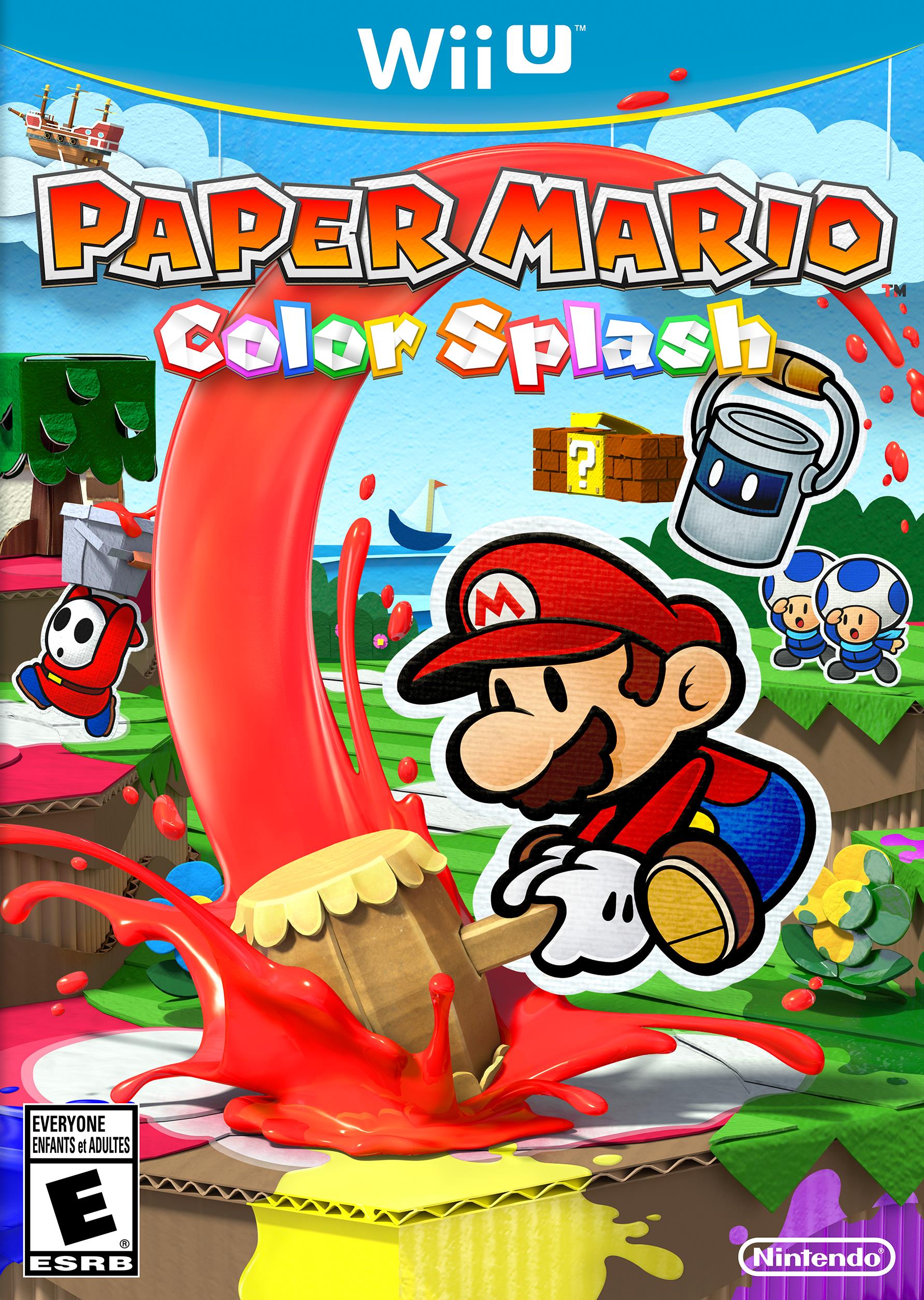Paper Mario Color Splash, Nintendo, Nintendo Wii U, 045496904326 - image 1 of 22