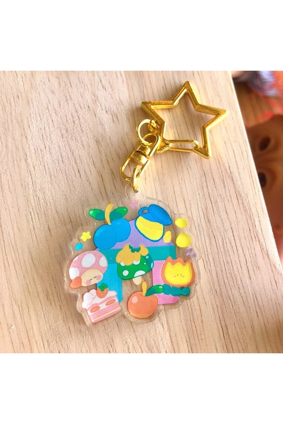 Paper Mario Cute Items Acrylic Charm (1 keychain)
