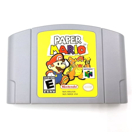 Paper Mario N64 Game US NTSC Version