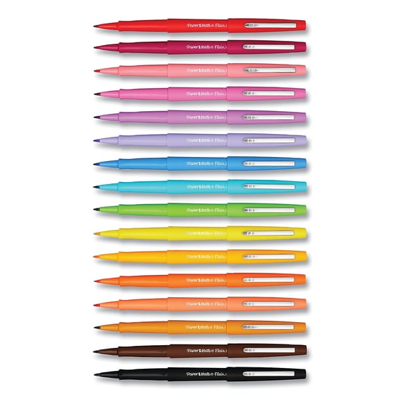 Paper Mate Flair Scented Felt Tip Porous Point Pen, Stick, Medium 0.7 mm, Assorted Ink and Barrel Colors, 16/Pack (PAP2125408)