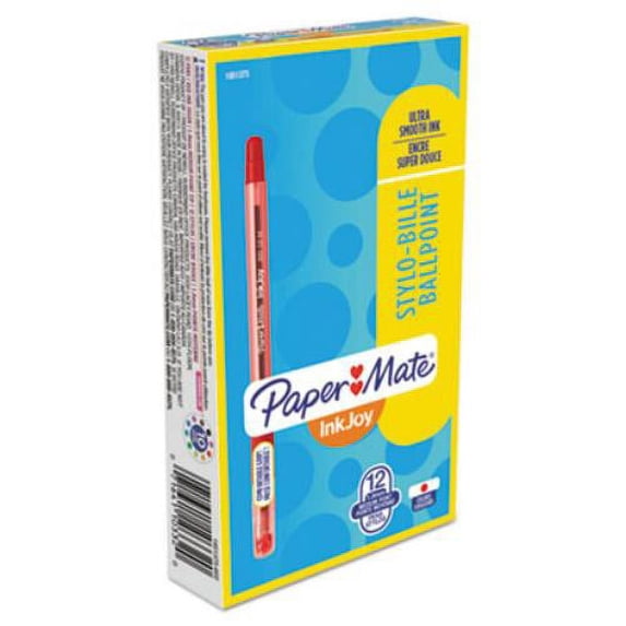 Paper Mate 1564390 1.0 mm Paper Mate InkJoy 300 Stick Ballpoint Pens - Pack of 12