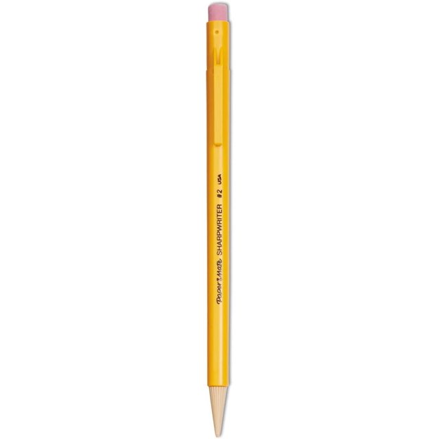 Paper Mate 3030131 Sharpwriter Pencil, No 2 Lead, 0.7mm, Goldenrod