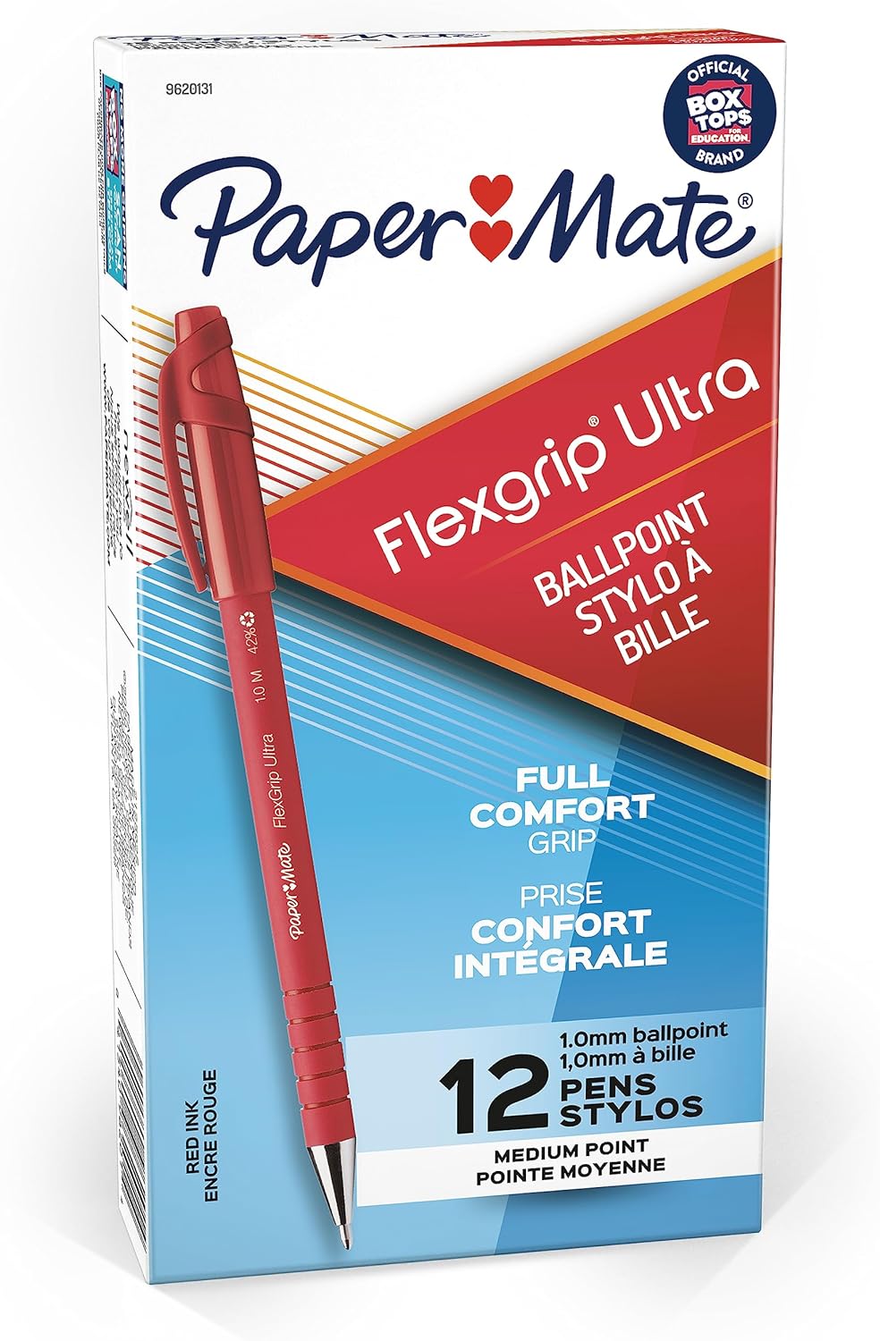 Paper Mate 9620131 Flexgrip Ultra Stick Ballpoint Pens, Medium Point