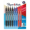 thumbnail image 1 of Paper Mate Ballpoint Pen, Profile Retractable Pen, Medium Point (1.0mm), Assorted, 8 Count, 1 of 2