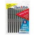 thumbnail image 1 of Paper Mate Ballpoint Pens, Write Bros. Black Ink Pens, Medium Point (1.0mm), 10 Count, 1 of 9