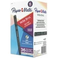 Paper Mate Ballpoint Pens, Write Bros. Grip Black Ink Pens, Medium