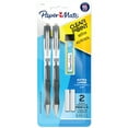 thumbnail image 1 of Paper Mate Clearpoint Elite Mechanical Pencil Starter Set, 0.7mm, HB#2, Black, 2 Pencils, 1 Lead Refill Set, 2 Erasers, 1 of 5